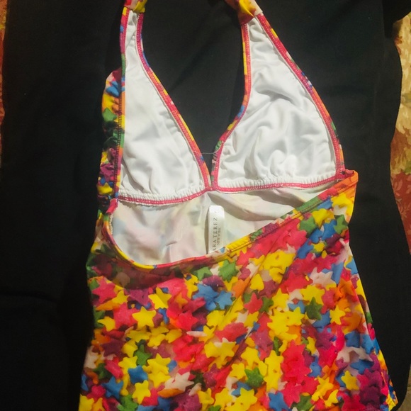 (28) ZaraTerez. Girls halter swim top . Size 12. - Picture 2 of 5